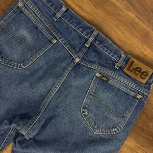Vintage Lee Riders Jeans Mens 38x32 Blue Straight Leg Denim Made in USA 90s
